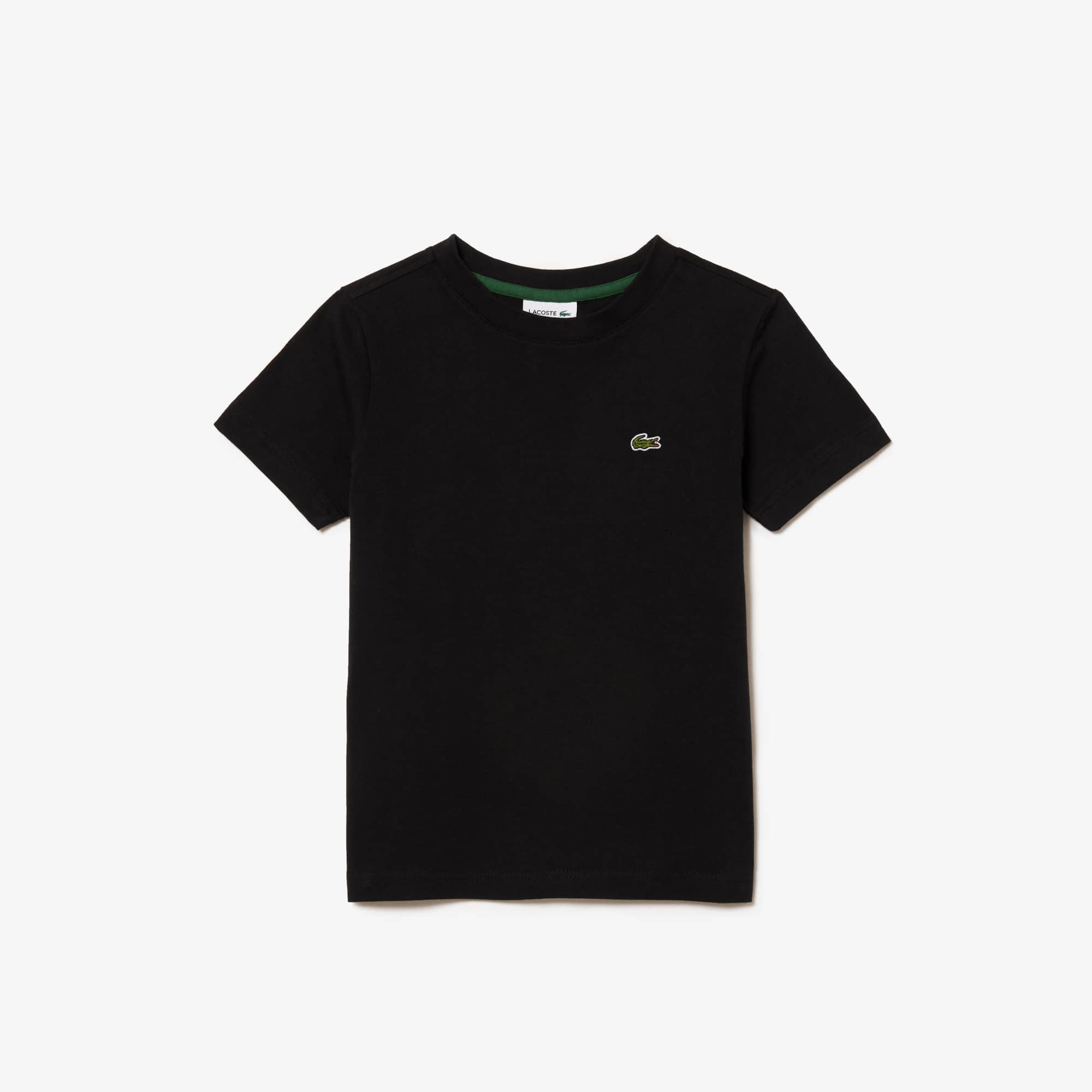 T-shirt uni en jersey de coton T-Shirts & Chemises - Noir - Lacoste - Enfant