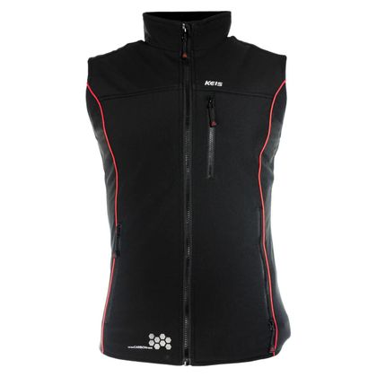 Gilet chauffant Keis B501WRP PREMIUM - Noir / Rouge