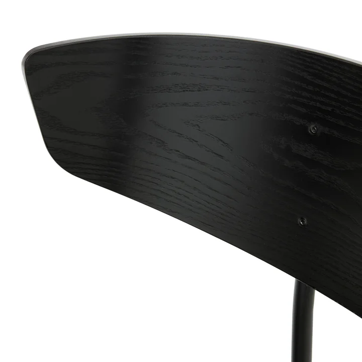 Ferm Living - Herman Stuhl, Esche schwarz / schwarz