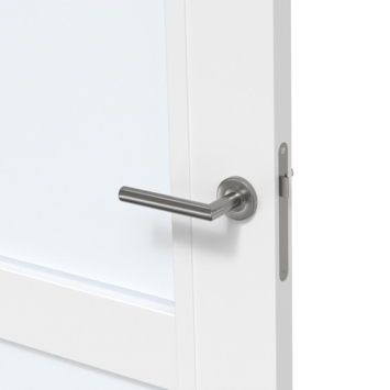 Arne & Bodil binnendeur ABB105 satijnglas - wit afgelakt - glaslat wit