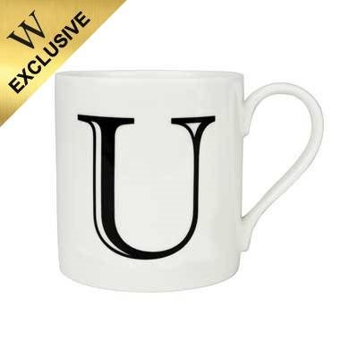 Waterstones Letter Mug U