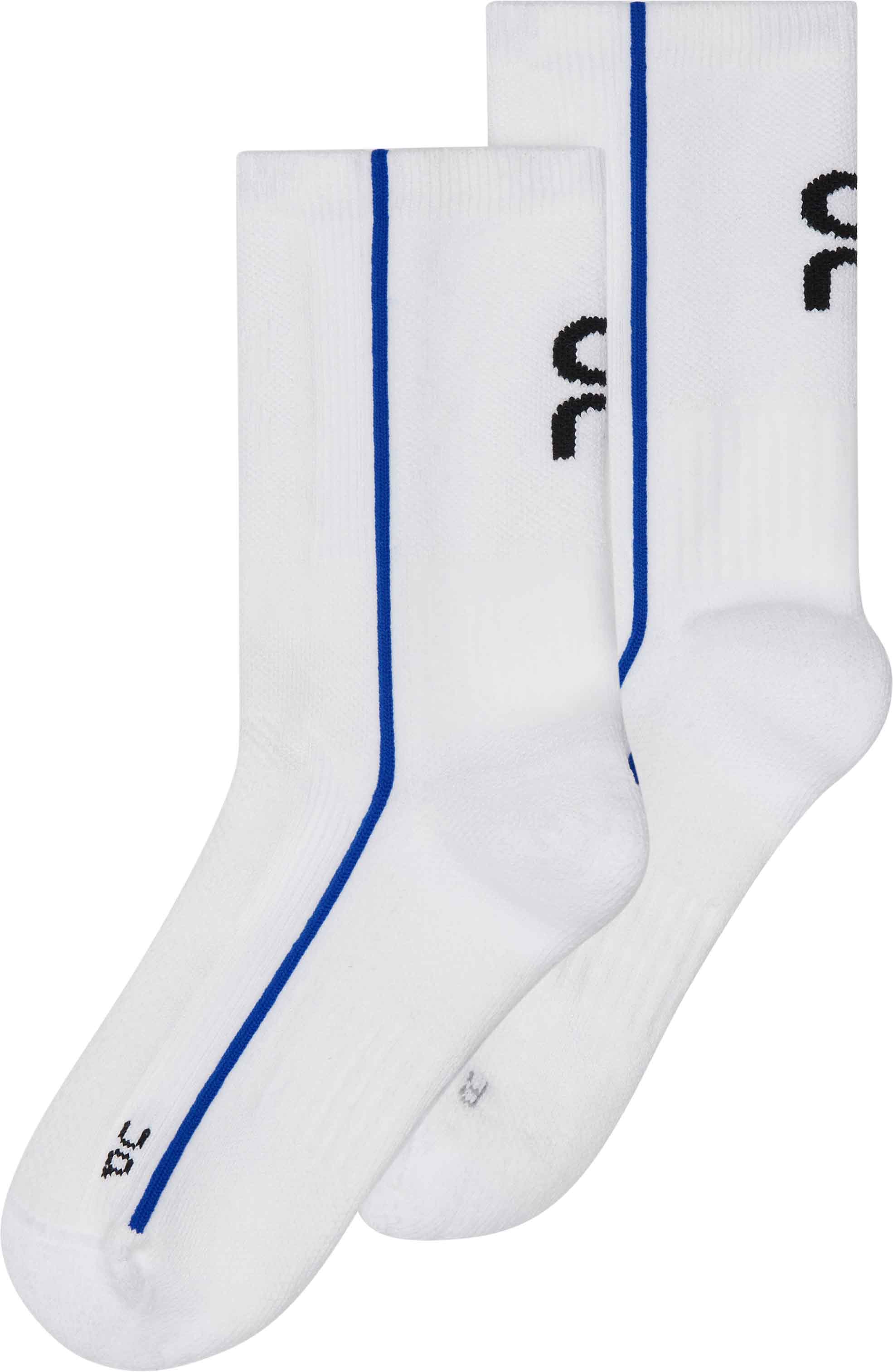Court Sock High Unisex White/Indigo
