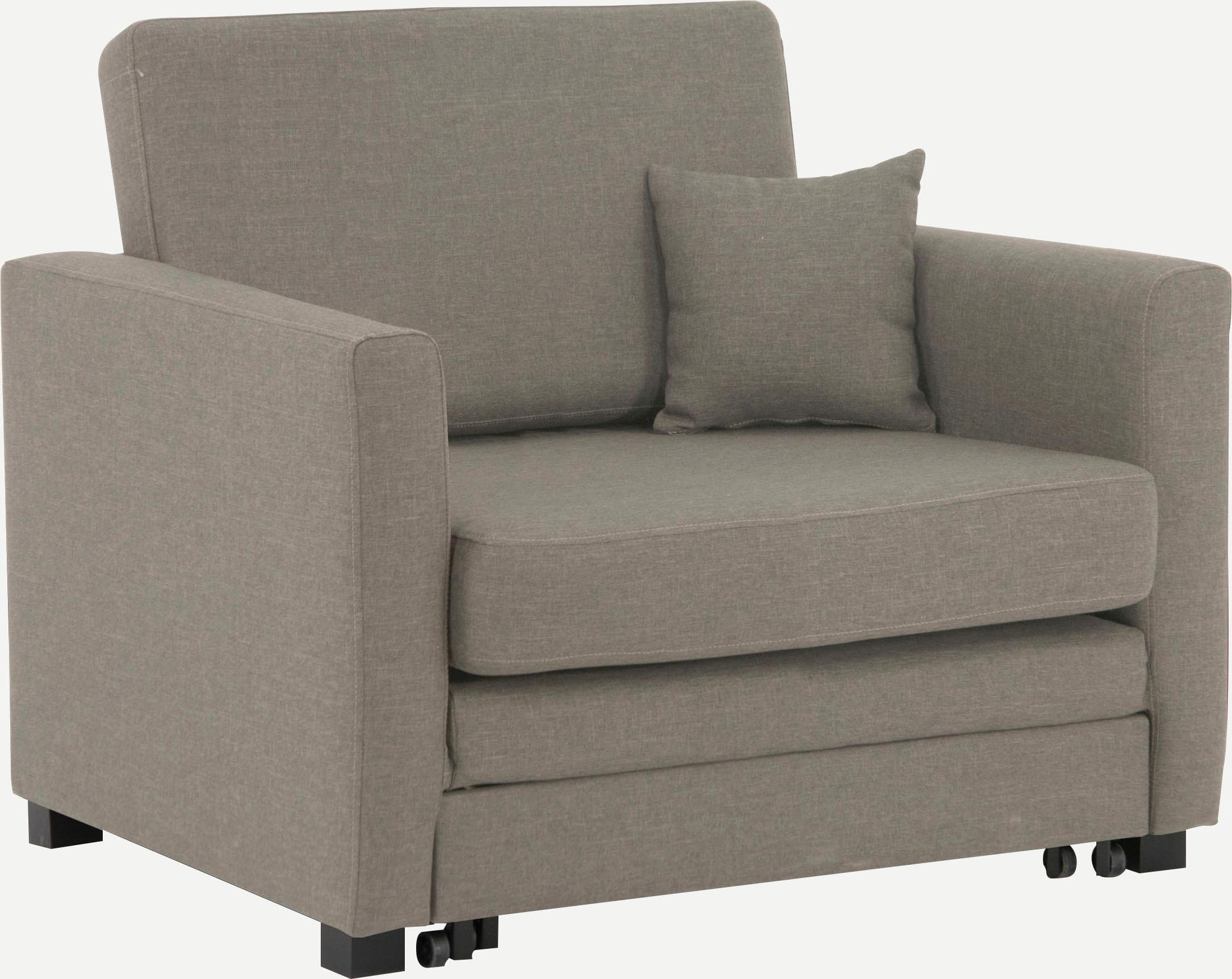 Home affaire Sessel »Mexico Schlafsessel« mit ausziehbarer Schlaffunktion , B/T/H: 98/83/87 cm