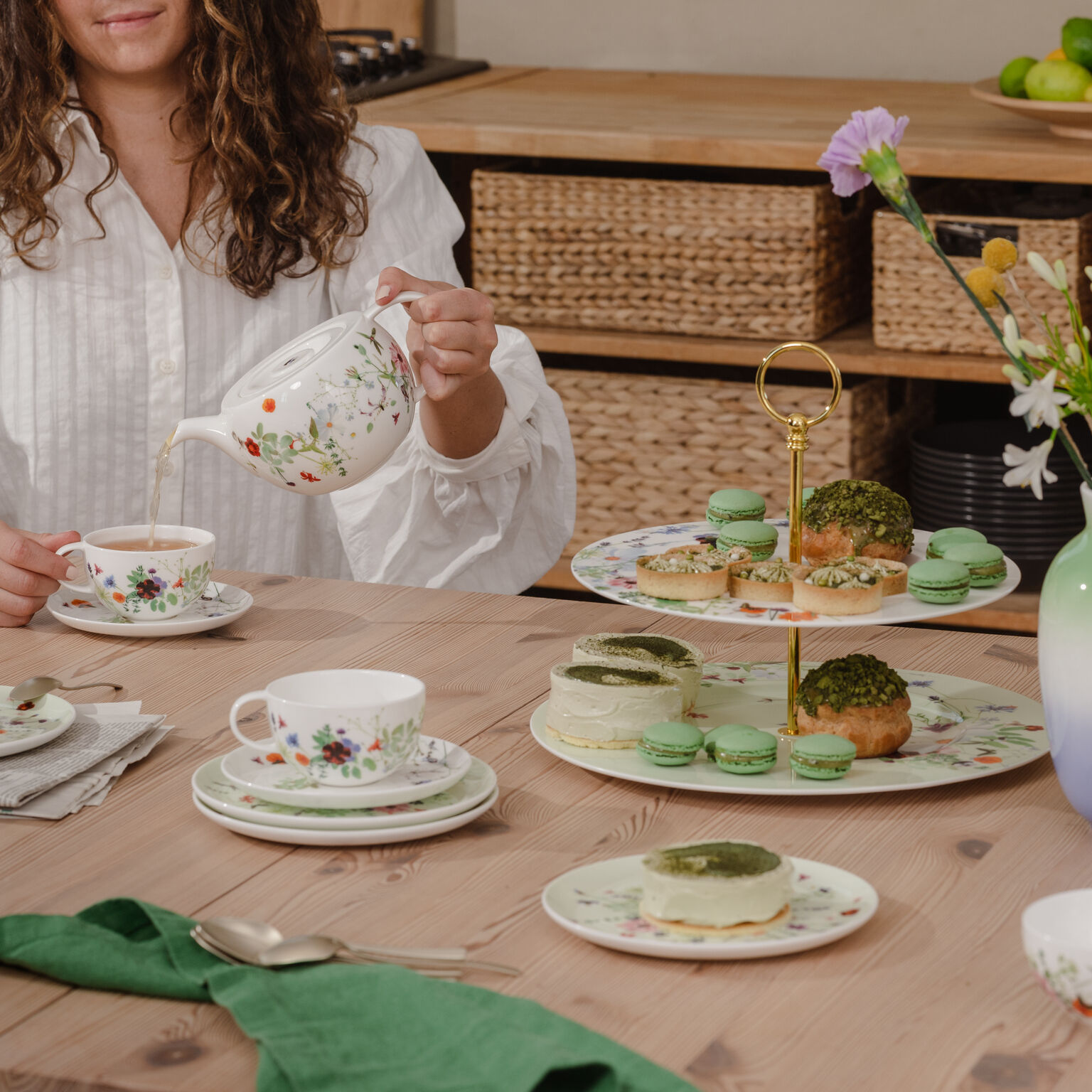 Brillance Bone China Grand Air Teekanne 2 Pers.