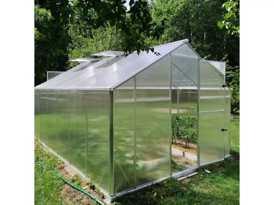 Serre de jardin en polycarbonate 290x570-640x220h FARRAND