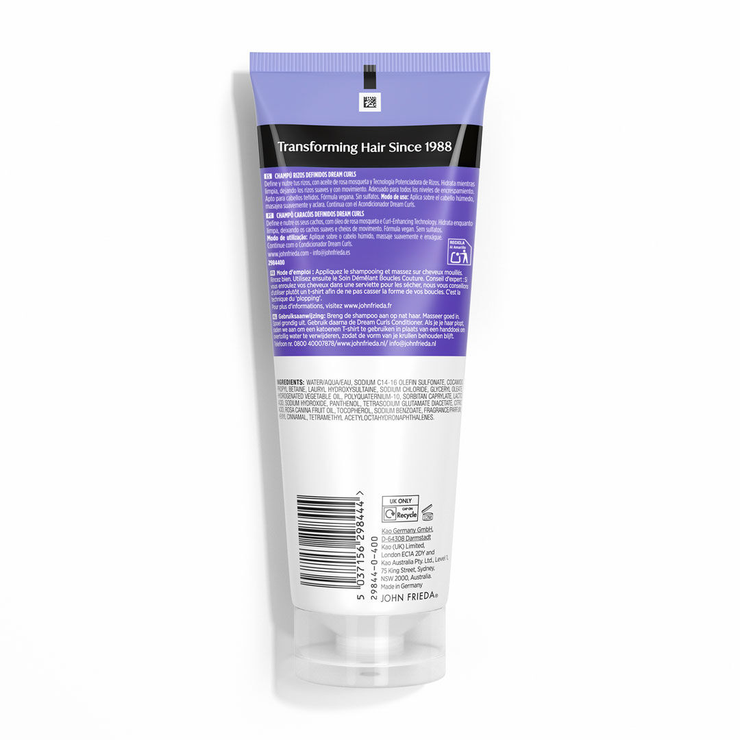 John Frieda DREAM CURLS Champô Caracóis Definidos - 250ml