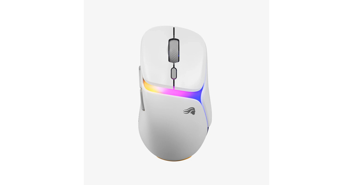 GloriousModel D 3 Wireless gaming muis  (Wit, Tot 30.000 dpi, RGB, USB / 2.4 GHz / Bluetooth)