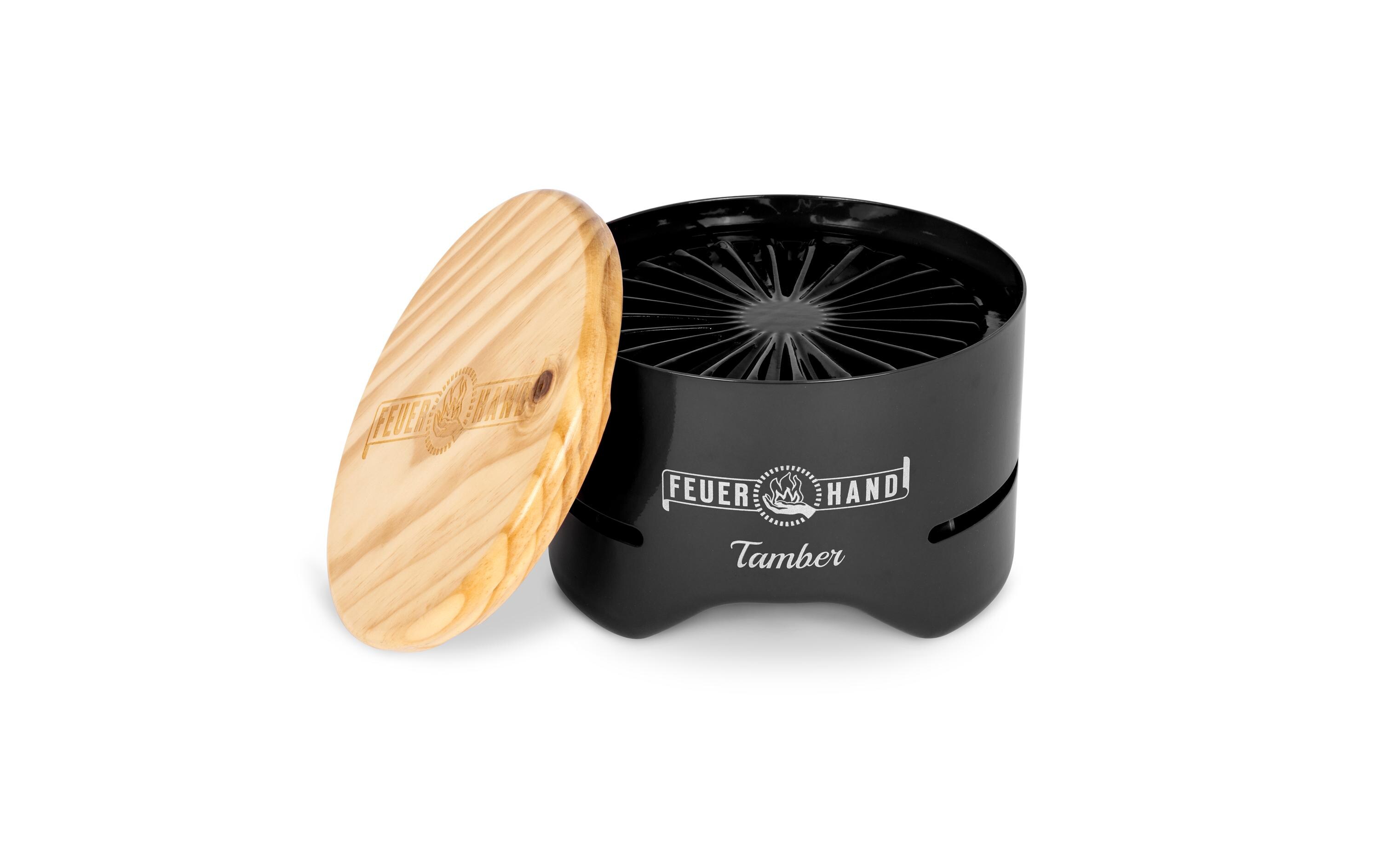 Tischgrill Tamber, TiefschwarzIdealer Tischgrill für das kleine Abendessen