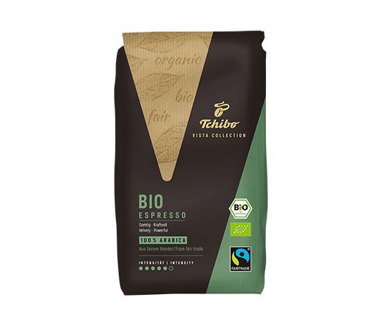 Tchibo Vista Collection - Bio Espresso - 6x 1 kg - Ganze Bohne