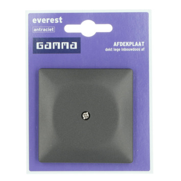 GAMMA Everest Afdekplaat Antraciet