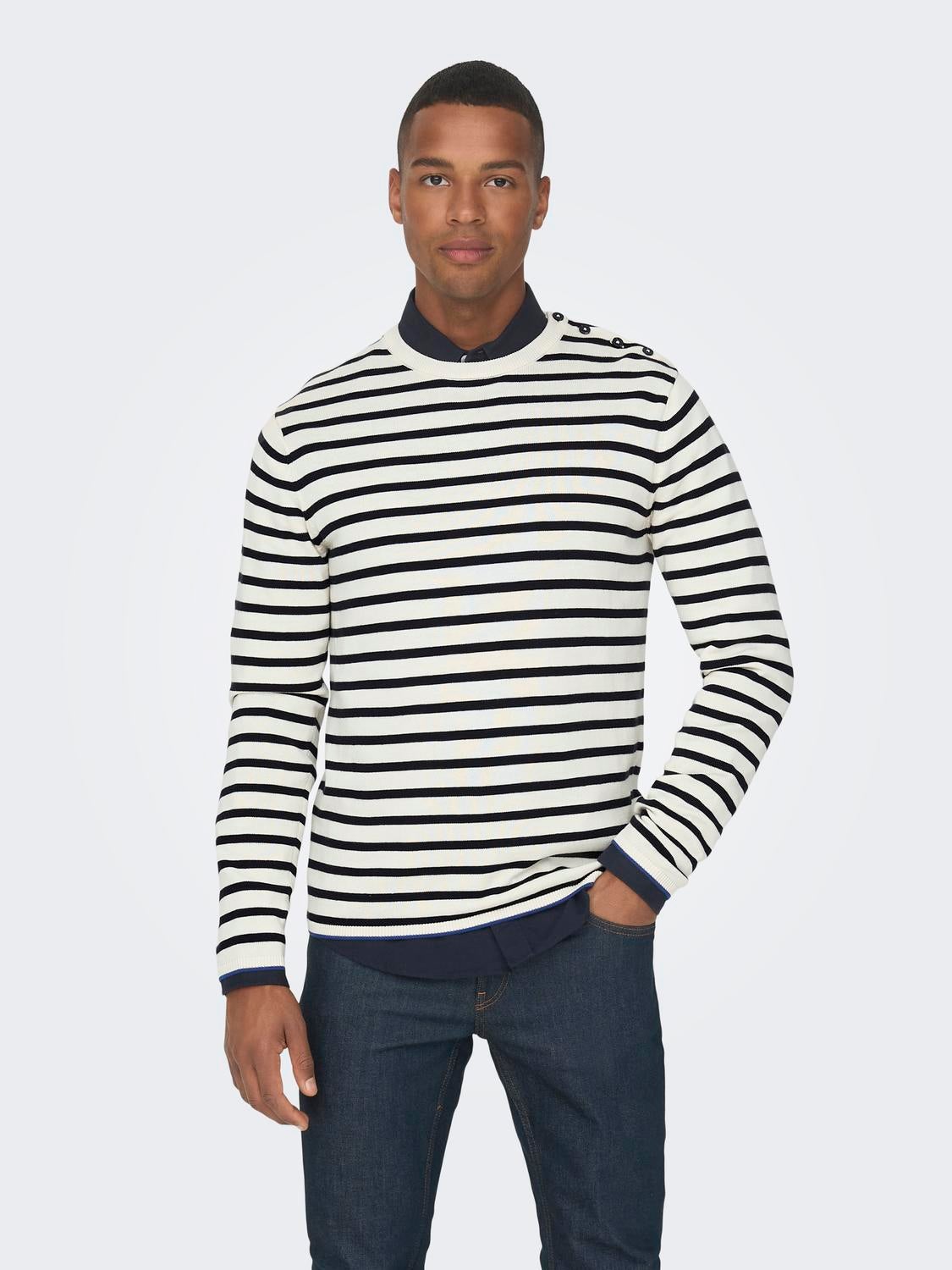ONSKALBY Pullover Antique White