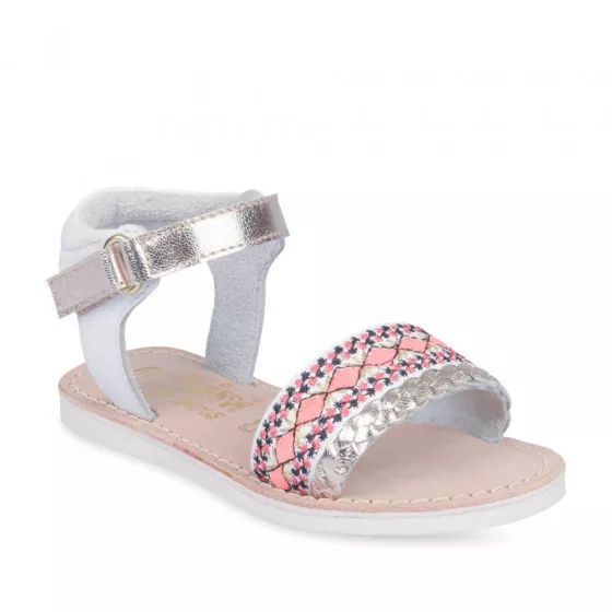 Sandales BLANC NINI & GIRLS CUIR
