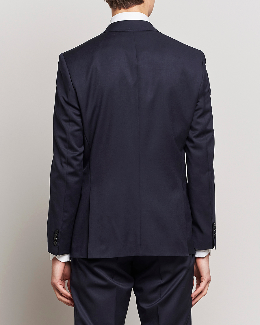 BOSS BLACK Huge Wool Suit Dark Blue