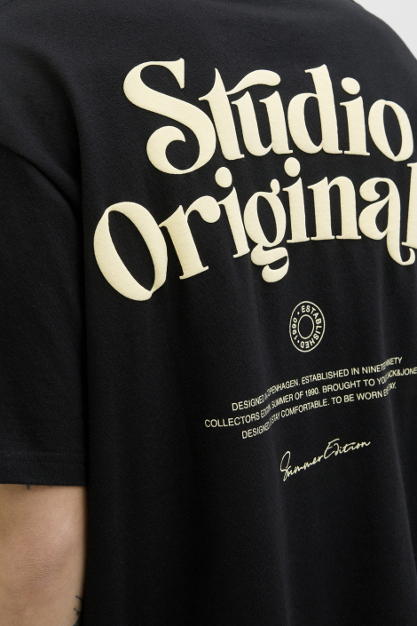 Jack & Jones zwarte heren t-shirt