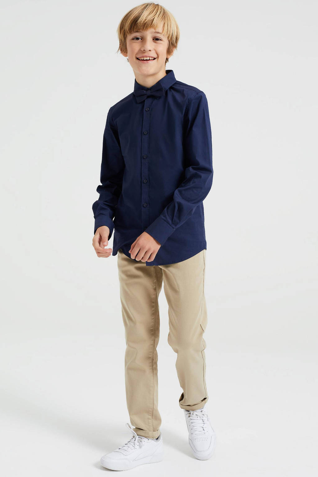 WE Fashion overhemd donkerblauw
