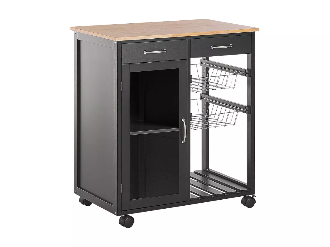 Chariot de cuisine BOVES Noir