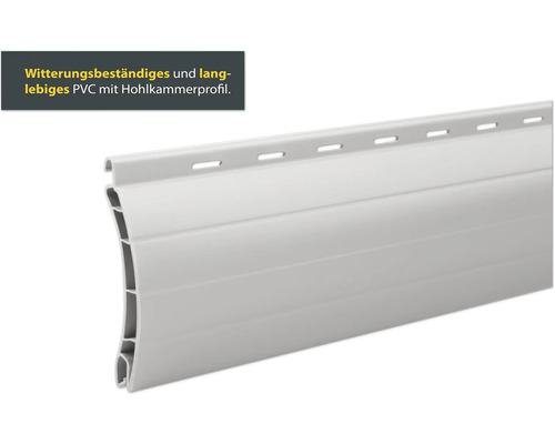 Schellenberg rolluikprofiel voor Maxi systeem H 52 x B 800 mm grijs