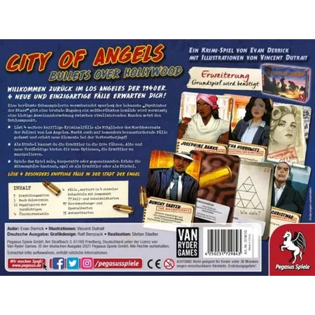 Pegasus Spiele City of Angels: Bullets over Hollywood [Erweiterung]