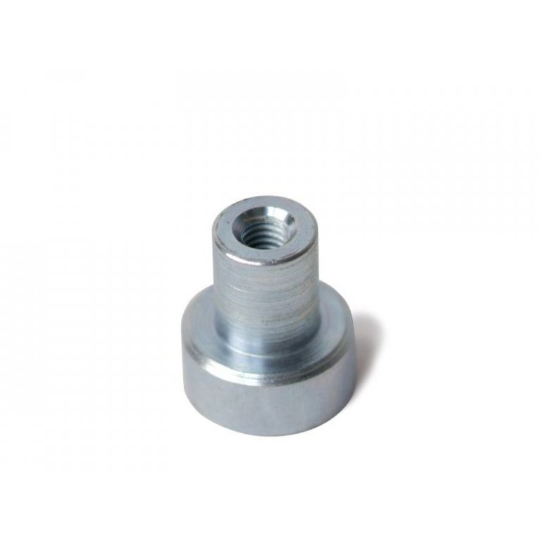 Greifermagnet mit Gewindebuchse, silber