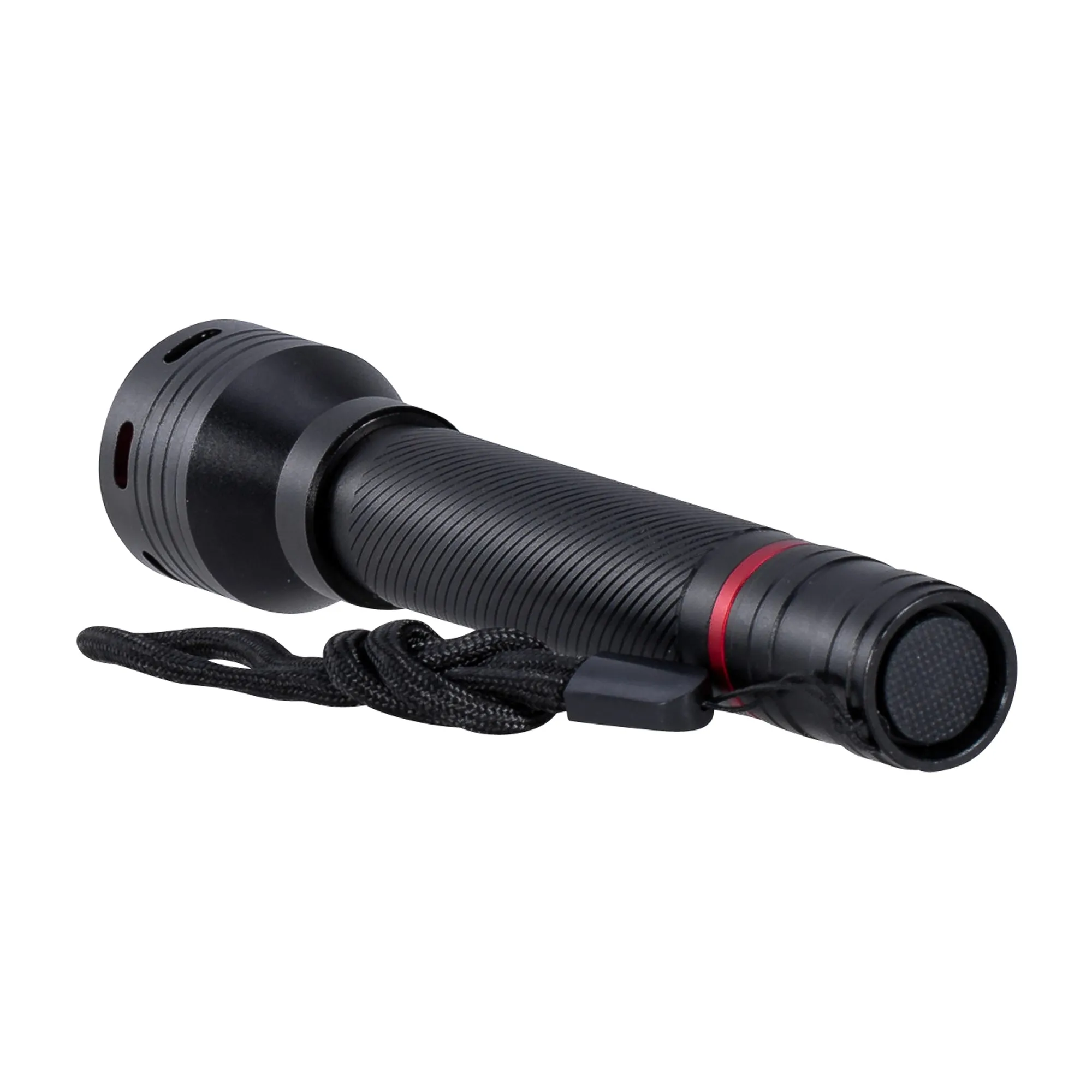 KH Security -  Taschenlampe Uberlux mit Zoom 180 Lumen schwarz