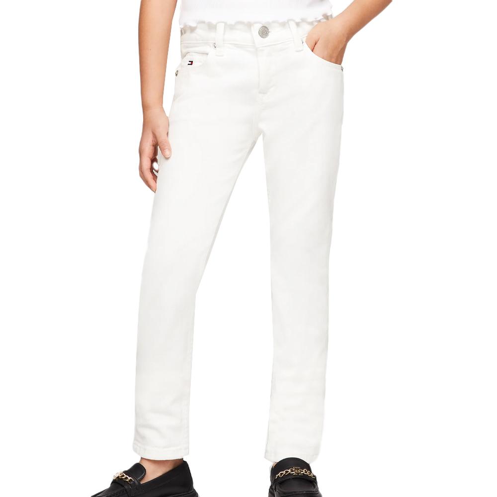 Tommy Hilfiger Jean Slim Blanc Fille Tommy Hilfiger Nora