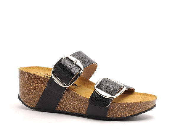 Plakton mules et sabots talons femme so rock bi noir