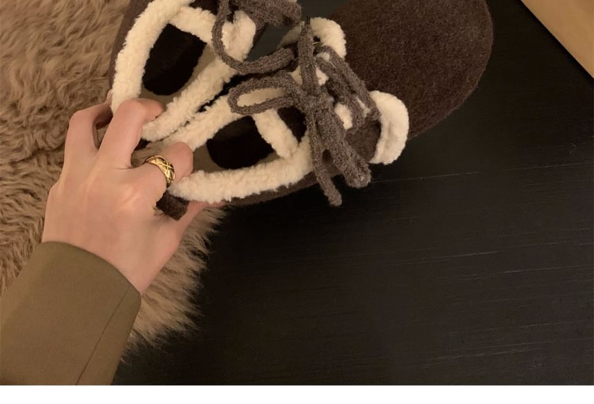Queenie's Home - Veterschoenen met fleece rand