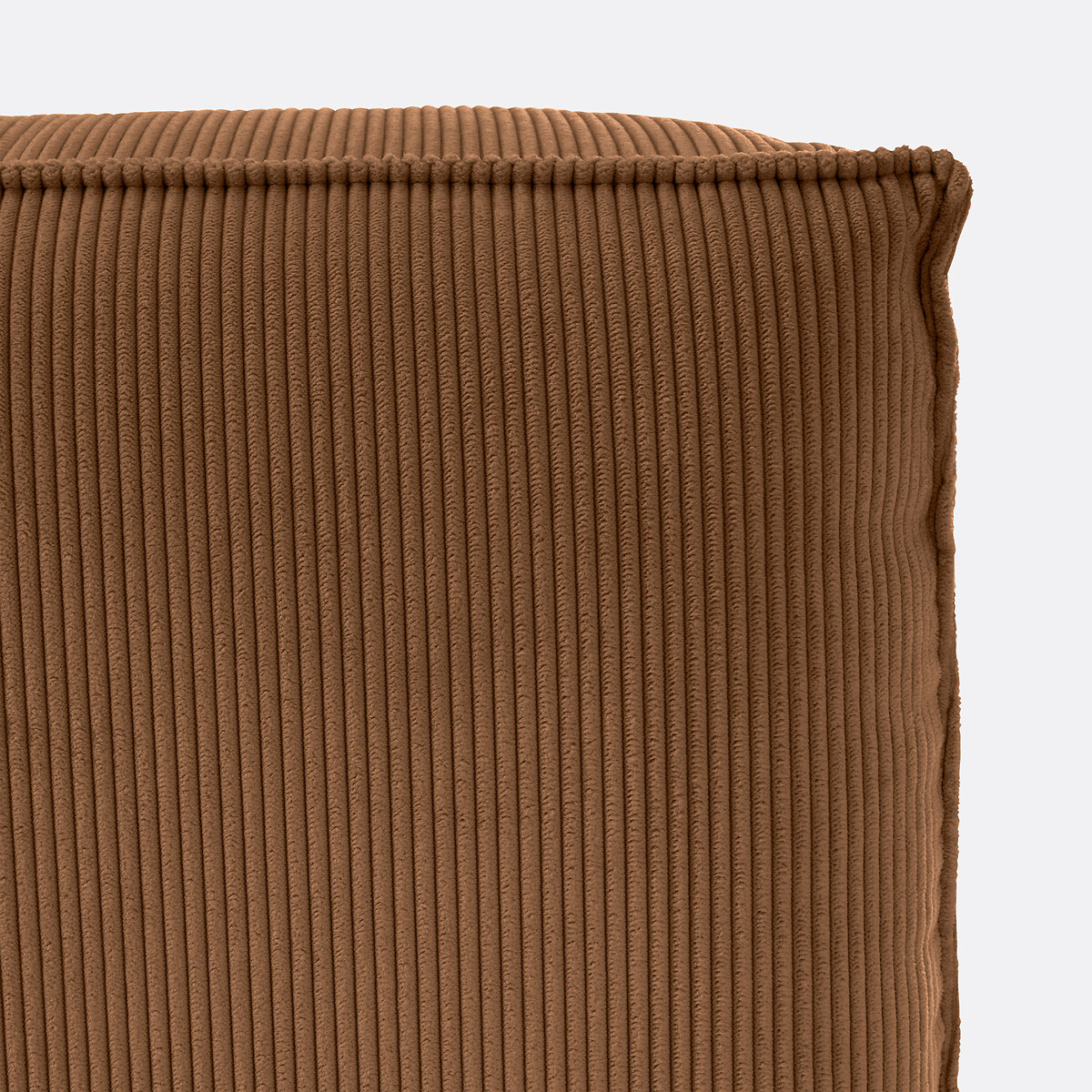 LA REDOUTE INTERIEURS<br>Canto modular de veludo canelado, Sete