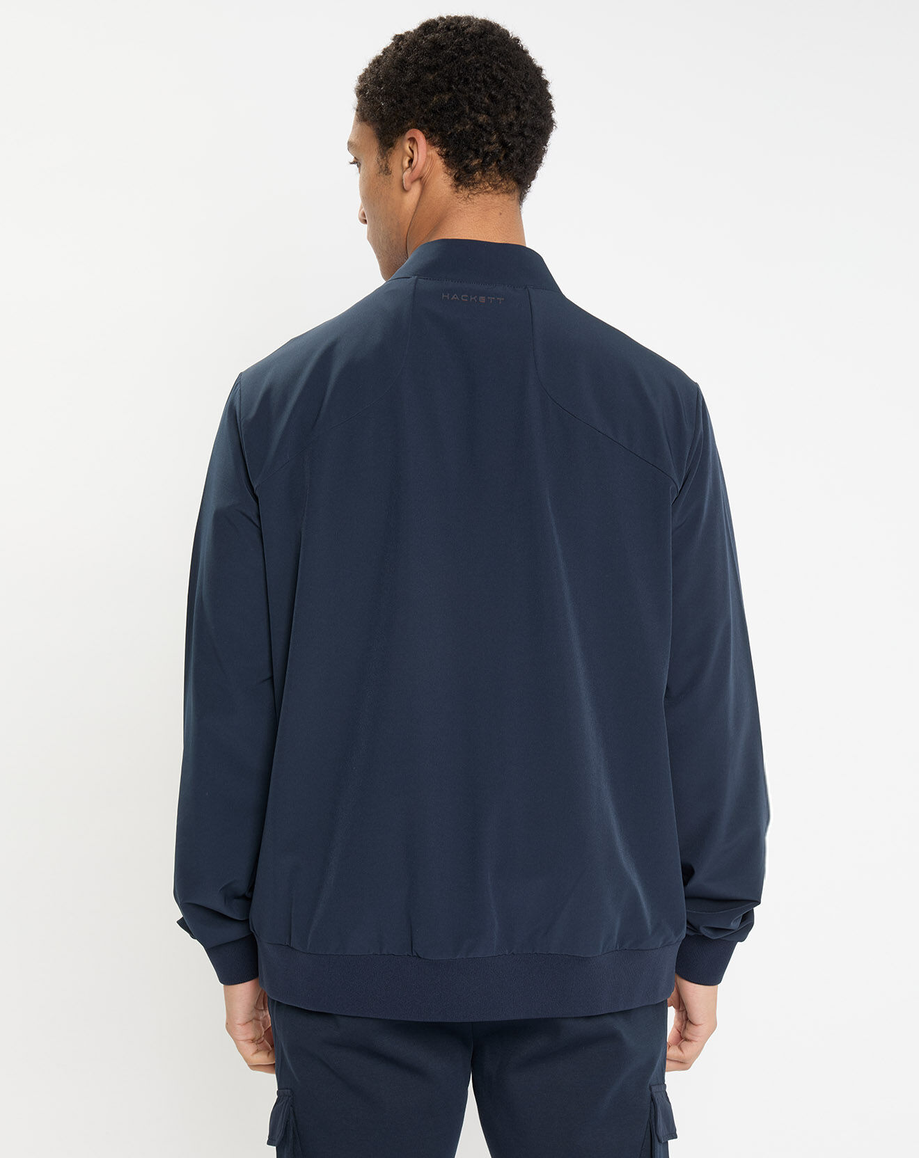 Hackett London Blouson court Aston Martin Racing bleu marine