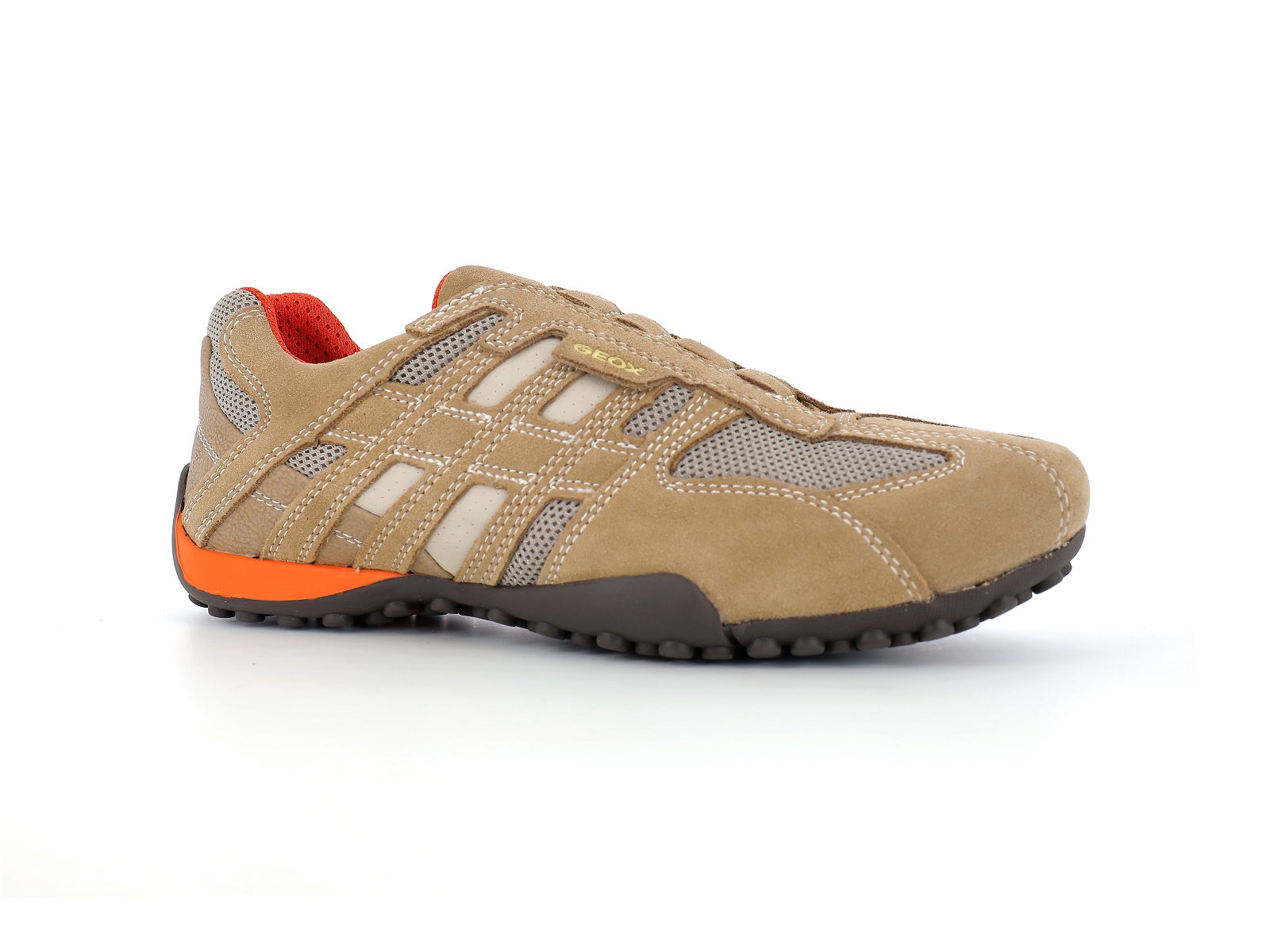 Geox-U SNAKE U4207L Matières combinées Beige