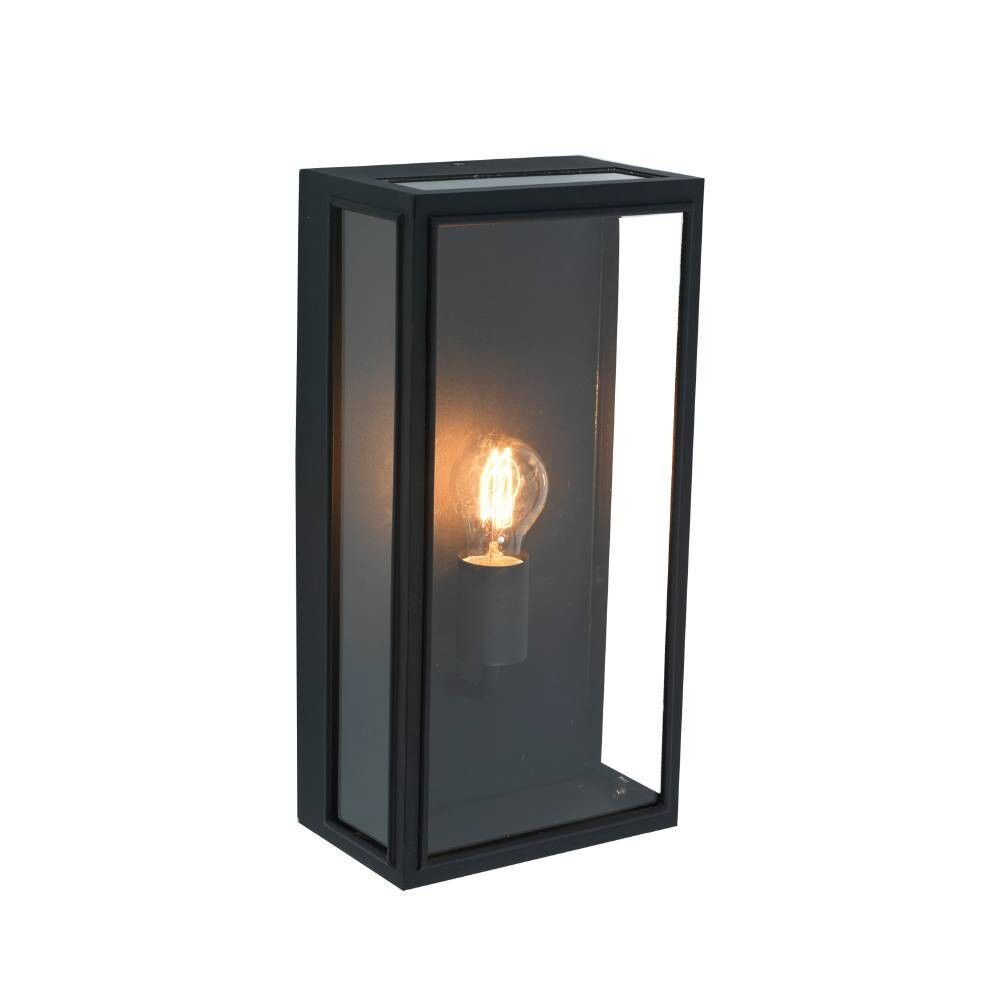VEGGLAMPE ROMA UTELYS 1X60W E27 SVART
