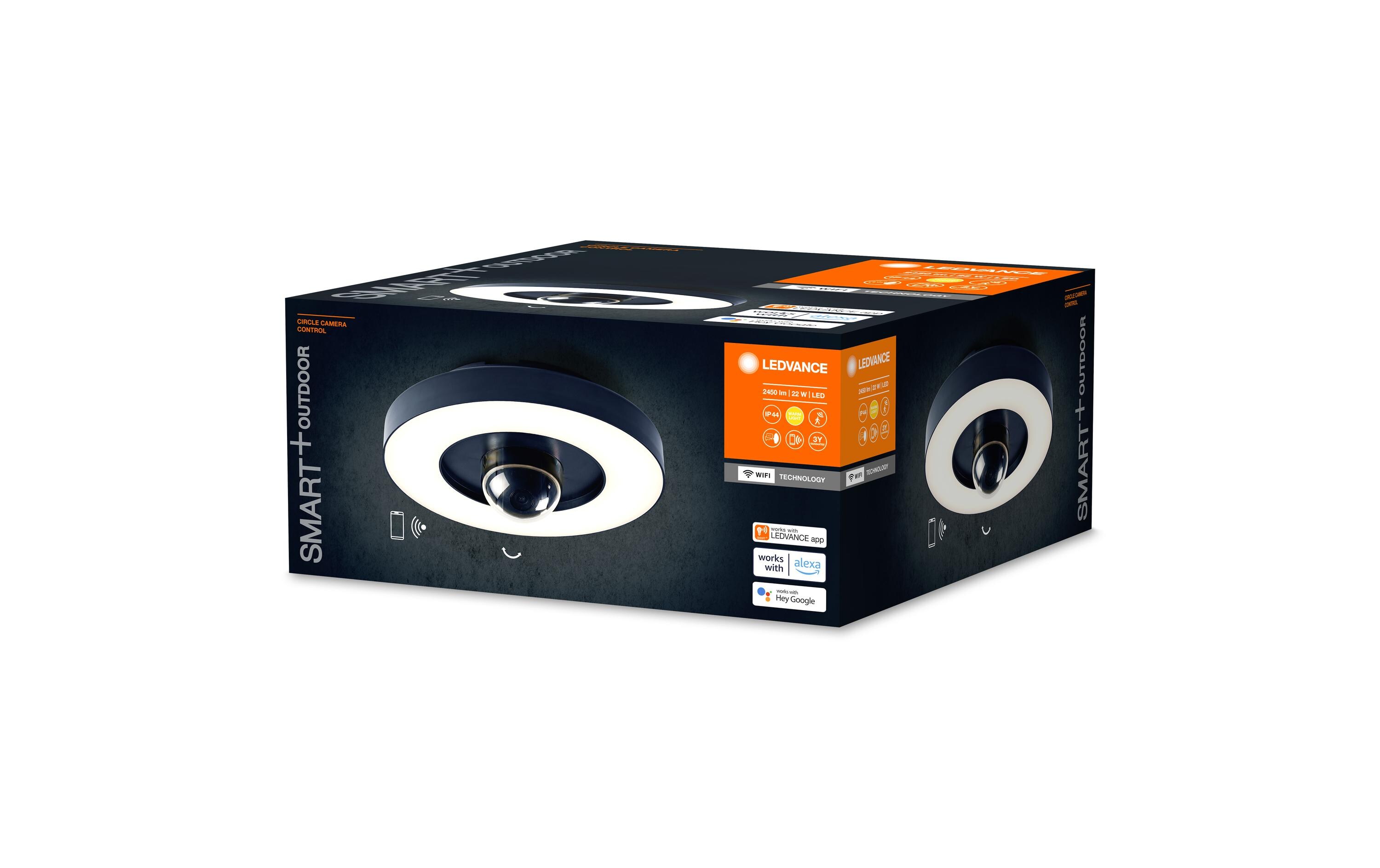 Outdoor Deckenleuchte Smart+ Circle Camera HD<br>Outdoor Smart Camera Circle Control