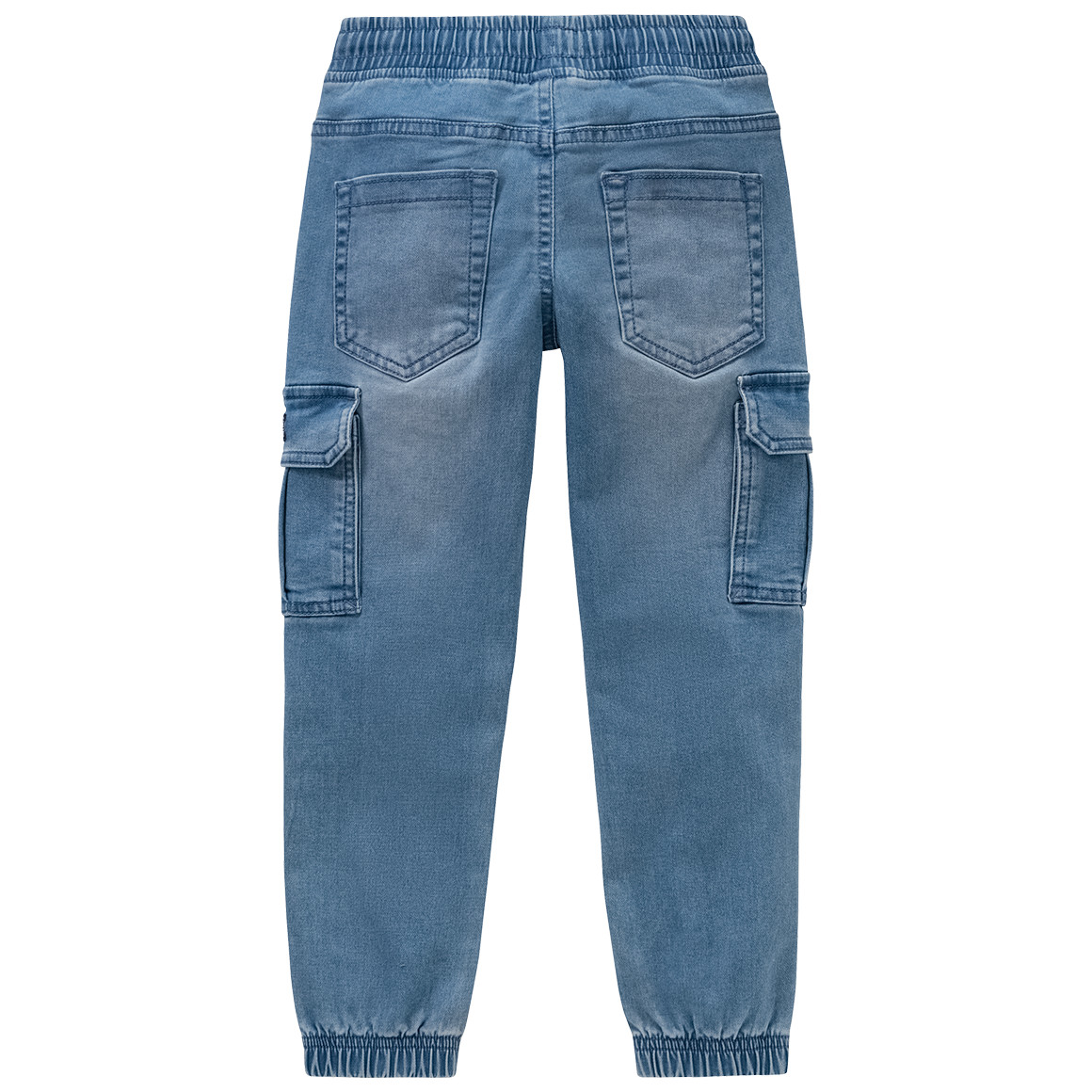 Topolino Jungen Cargo-Jeans mit Elastikbund hellblau