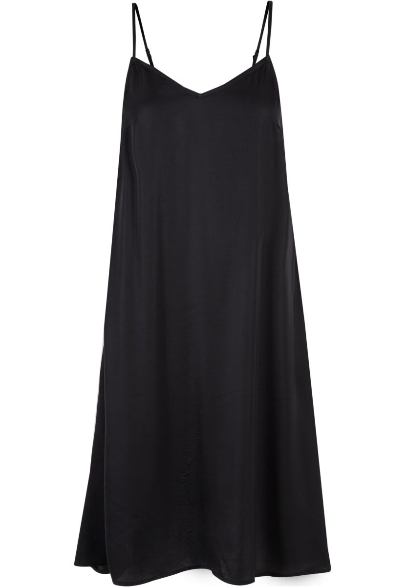 Ladies Viscose Satin Slip Dress | Urban Classics Robe mi-longue