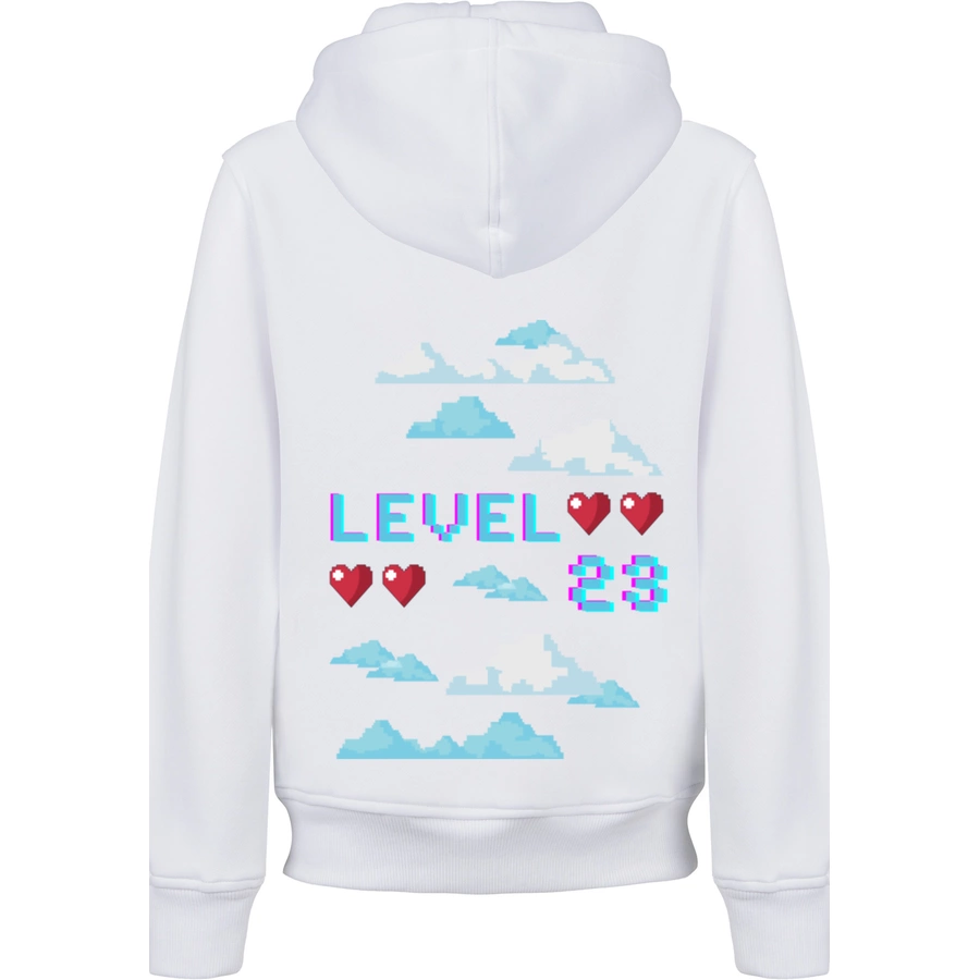 F4NT4STIC Hoodie Happy New Year Silvester 2023 weiß