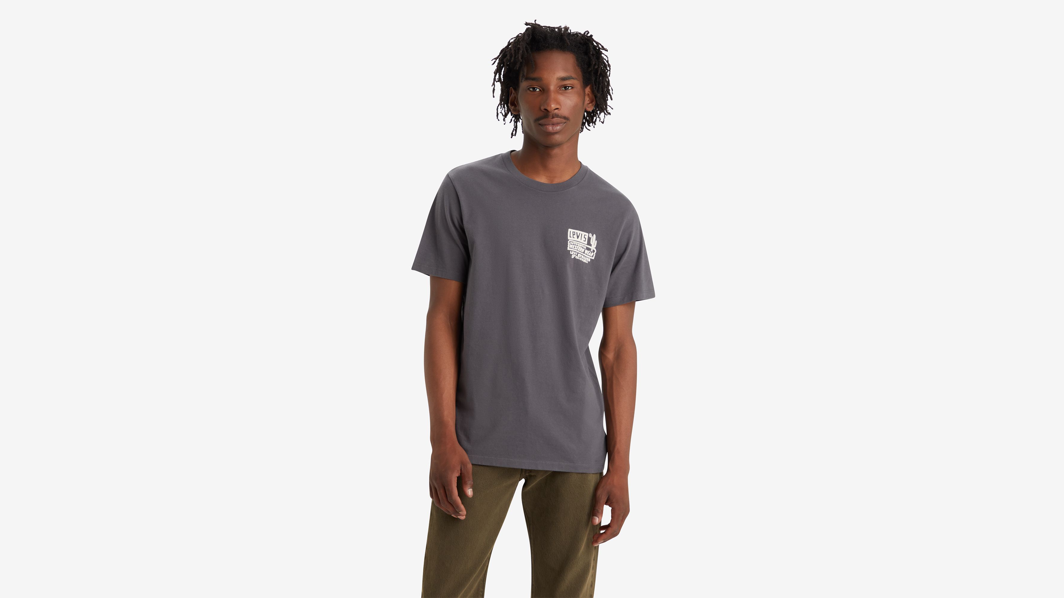 T-shirt graphique classique - Space Cowboy Andesite Ash - Noir