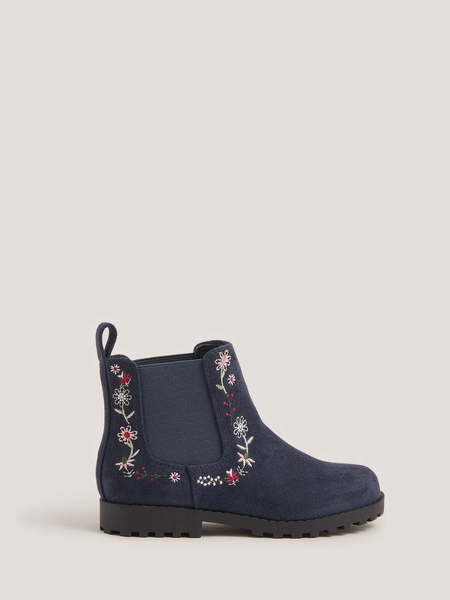 Monsoon Floral Embroidered Chelsea Boots