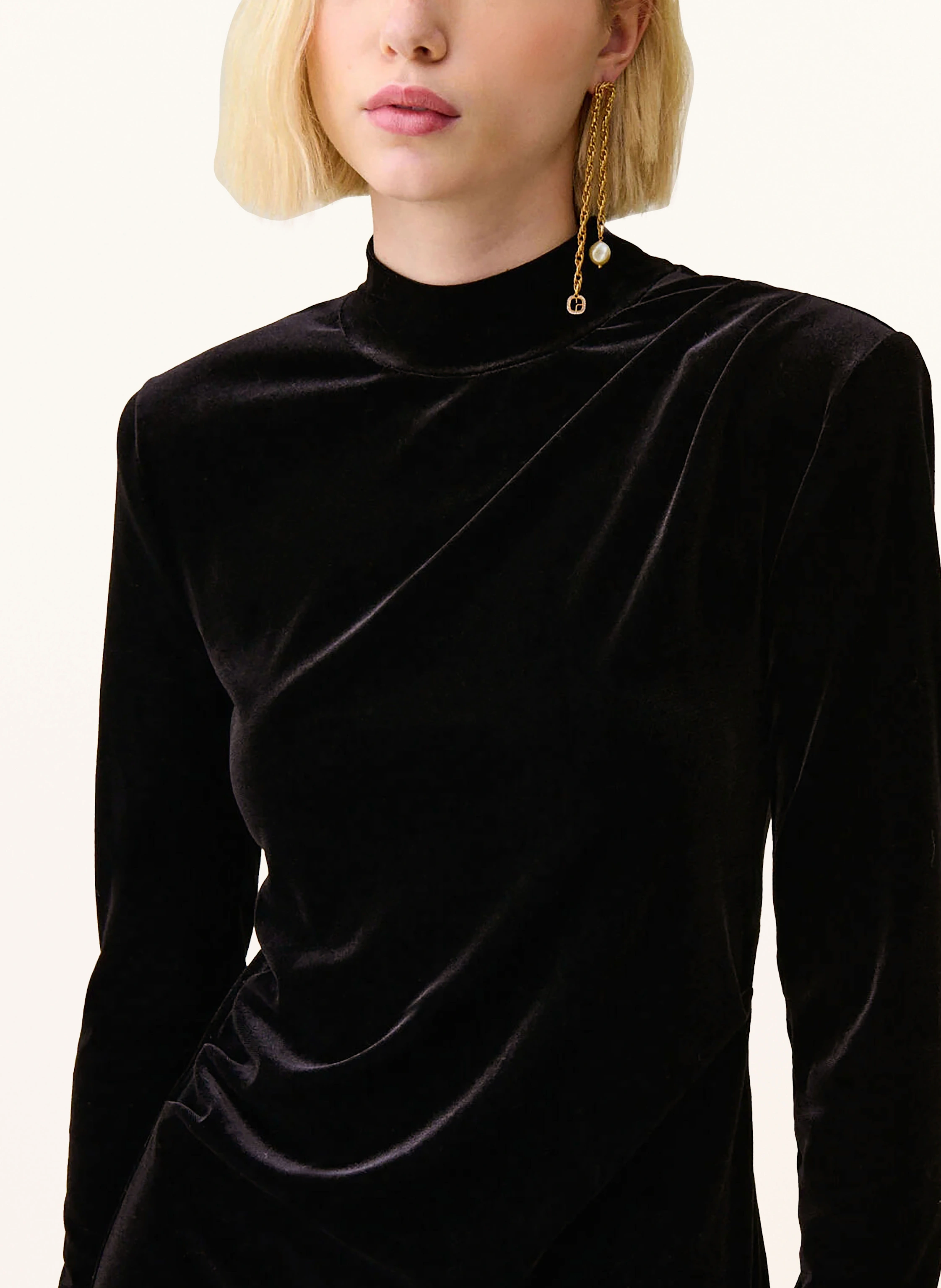 CLAUDIE PIERLOT Samtkleid