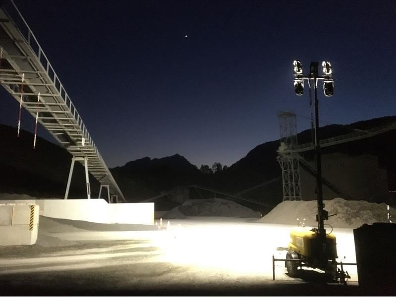 Nordride Flutlichtstrahler Beam 200 W, 5000 K, 29000 lm LED Flächenbeleuchtung