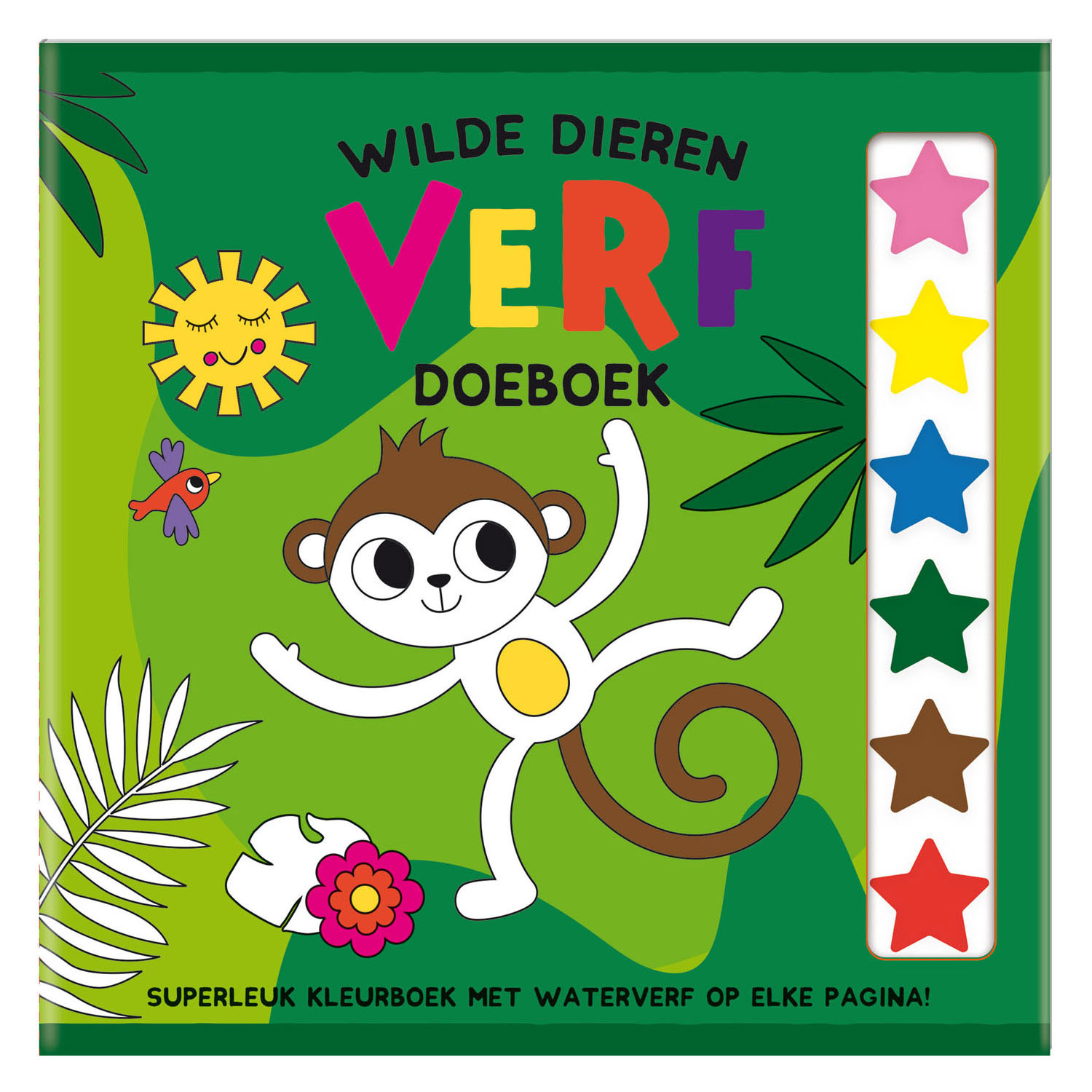 Wilde Dieren Verf Doeboek