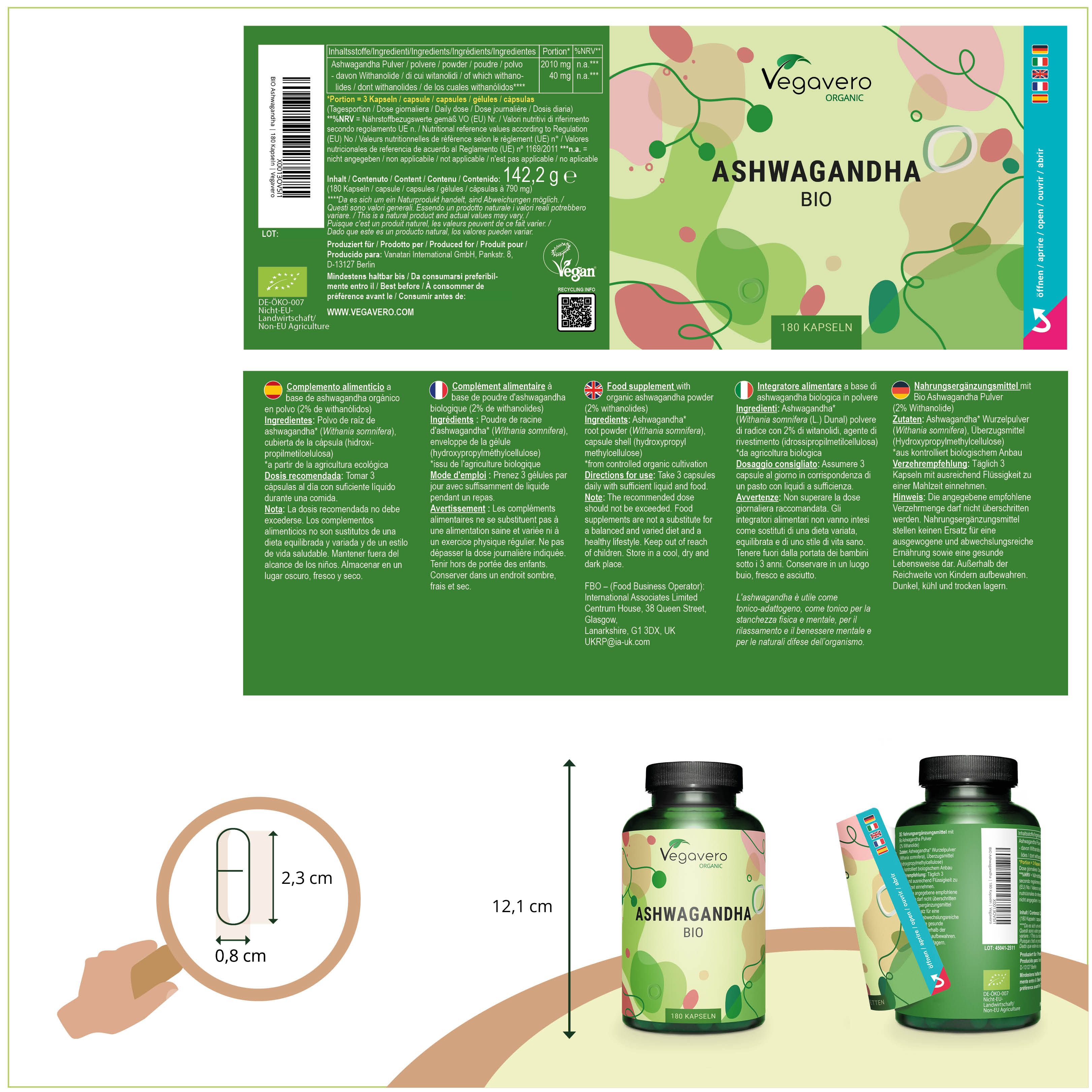 VEGAVERO Ashwagandha BIO