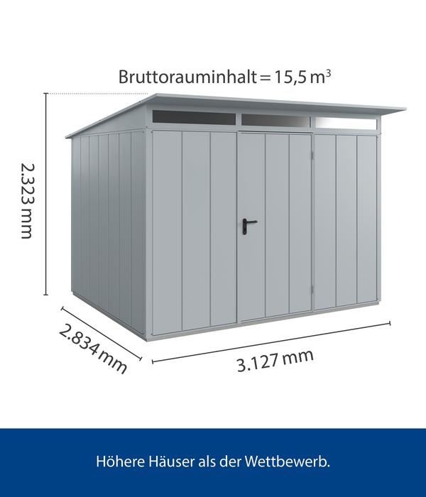 Hörmann Berry-Gerätehaus Modern-P Typ 3, ca.