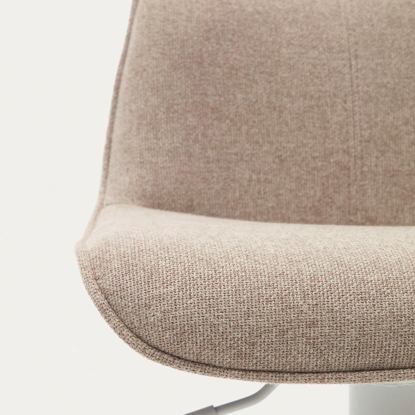 Kave Home Barhocker ZENDA beige/mattweiß