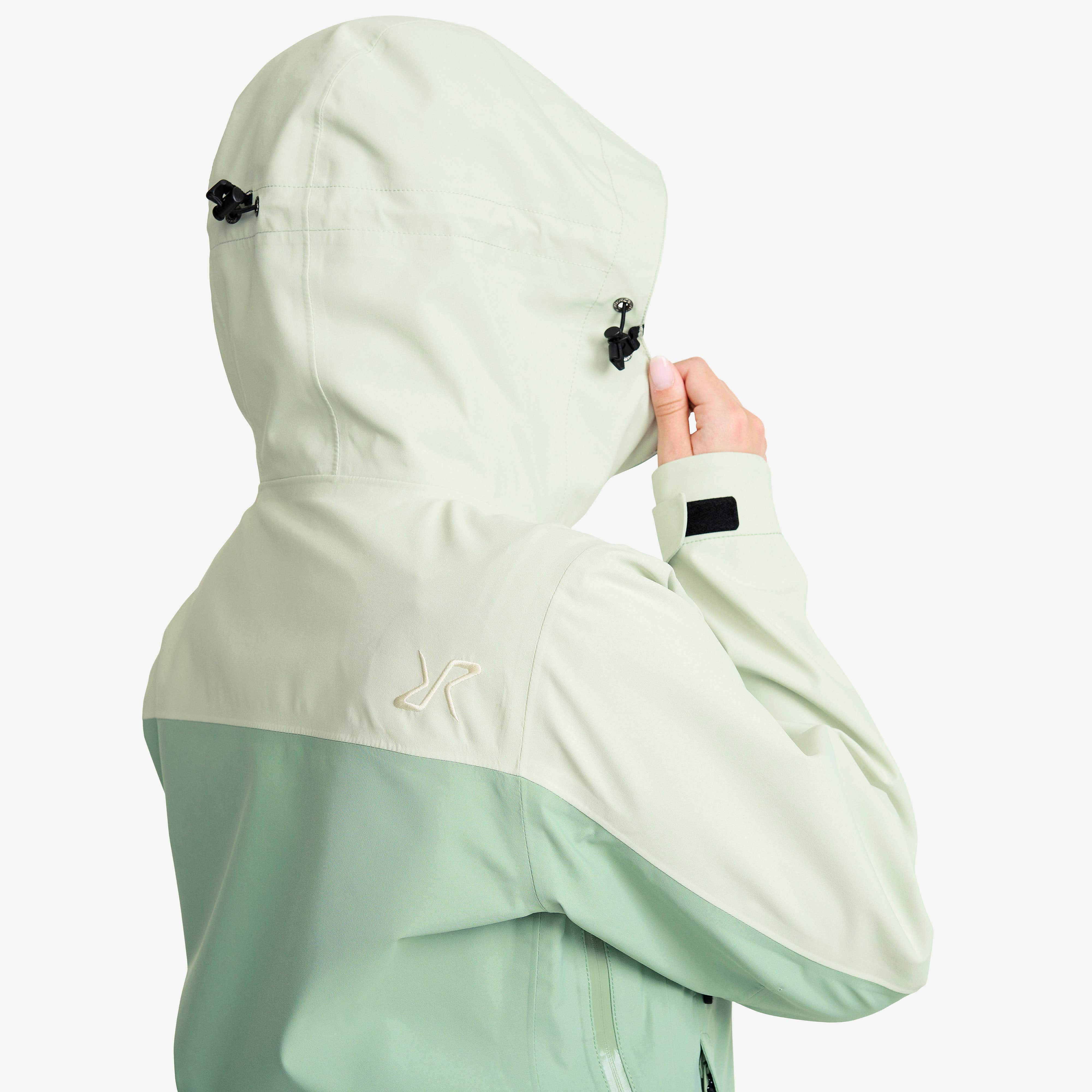 Silence Proshell 3L Jacket Dame Mercury/Iceberg Green