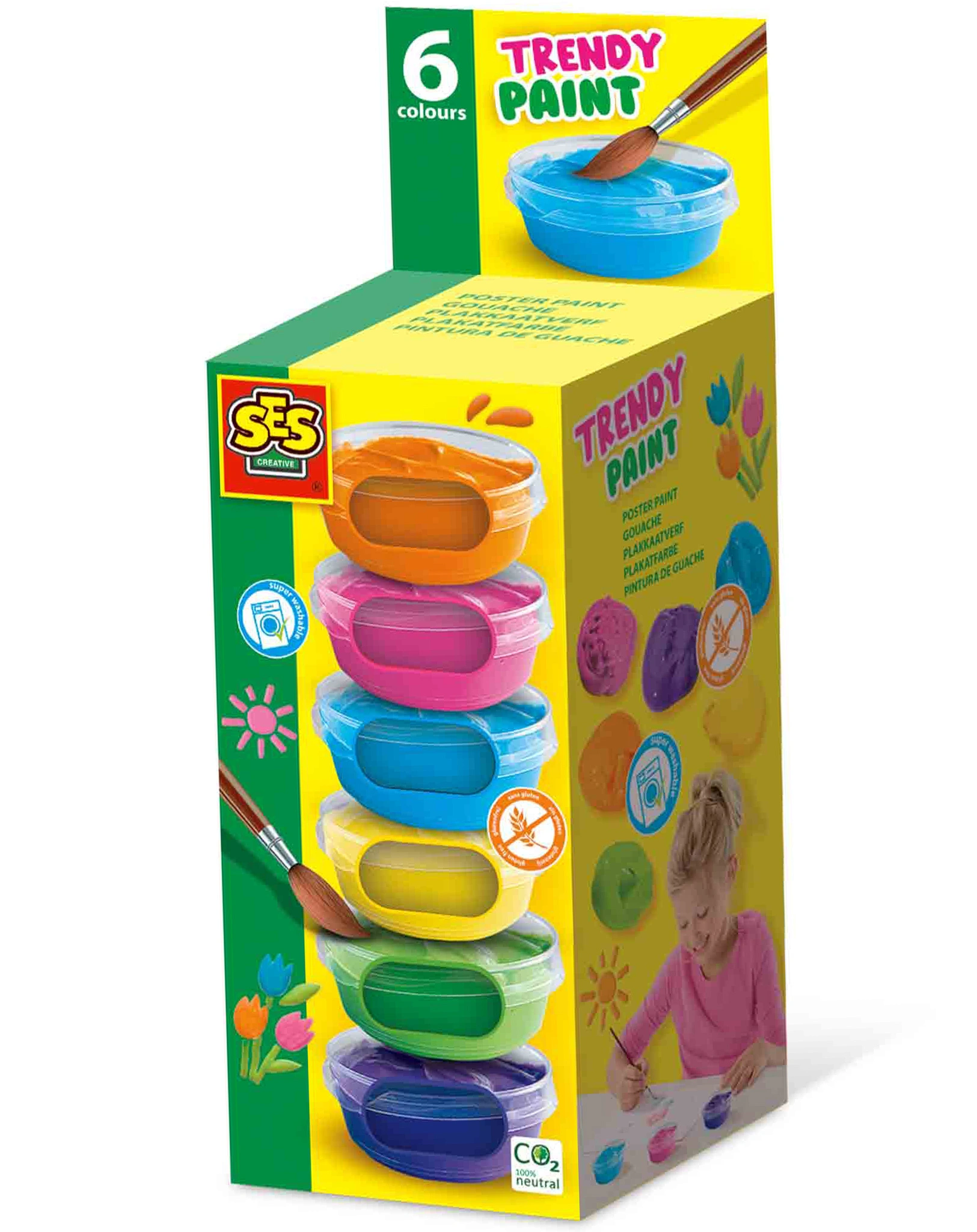 Plakatfarbe TRENDY (6x45ml)
