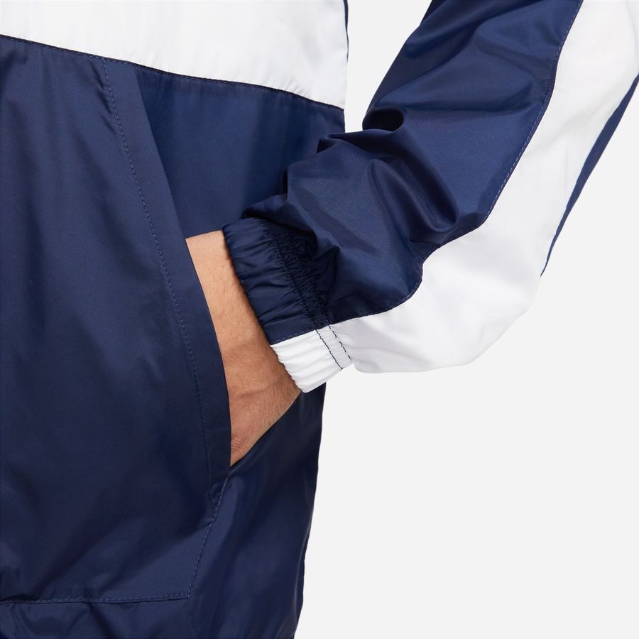 Nike Survêtement NSW Club Woven - Bleu Marine/Blanc