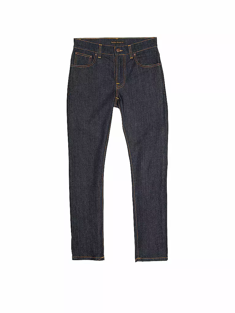NUDIE JEANS Jeans Straight Fit GRIM TIM blau