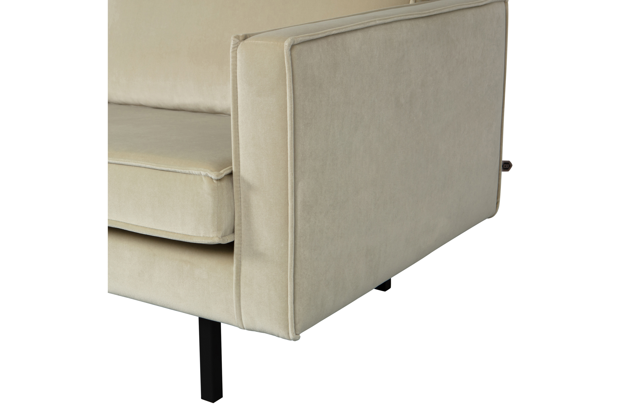 Rodeo daybed velvet Rechts - Pistache