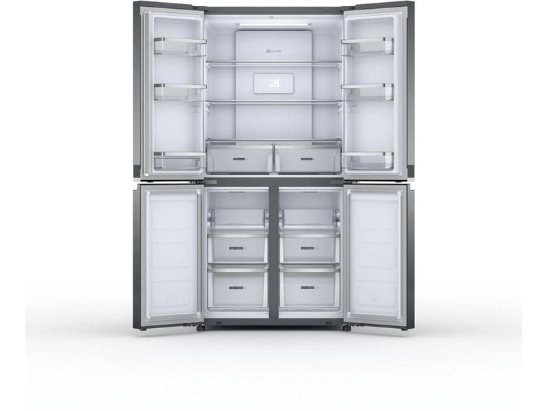 Bauknecht Kühl-Gefrierkombination BKQ9 B3L J Beidseitig Side by Side amerikanischer Kühlschrank