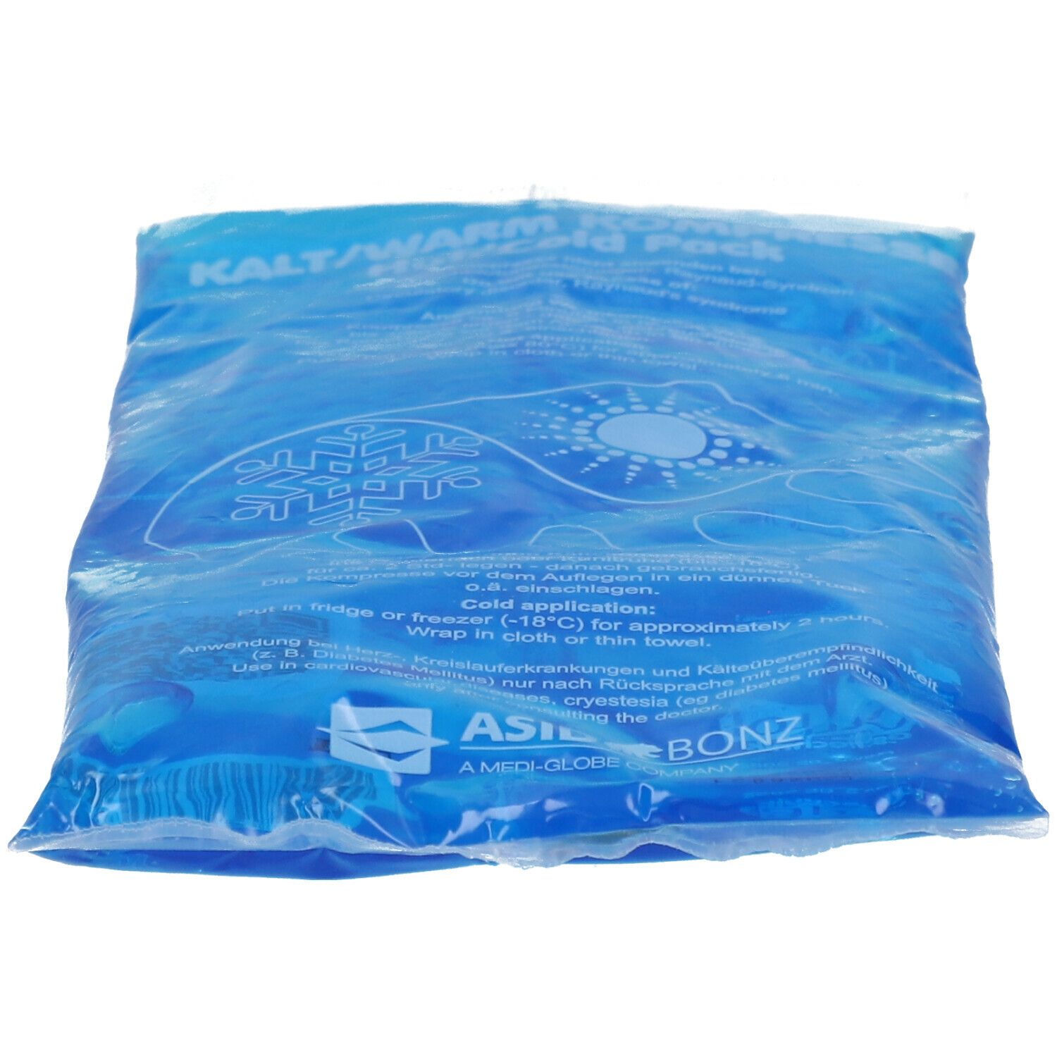 ASID BONZ Kalt-Warm Kompresse 21 x 38cm blau